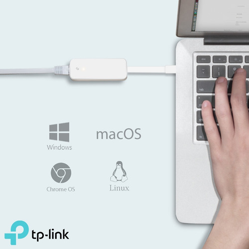 Adaptador Usb-c Ethernet Tplink Ue300c Rj45 Lan