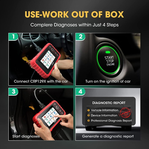 Escáner Automotriz - Launch Crp129x Obd2