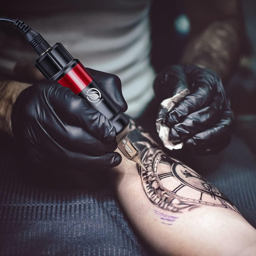 Kit De Tatuaje Liumate Pluma Con 20 Agujas Y 6 Tintas