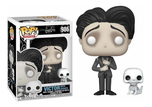 Boneco Funko Pop Victor C/ Scraps 986 Noiva Cadáver Original