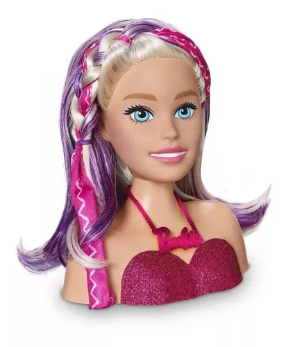 Barbie Busto Maquiagem Head Brush com Acessorios - Mattel - Pupee