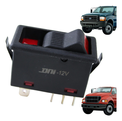 Botão Do Pisca Alerta 12volts Cargo F12000 F14000 F250 F350