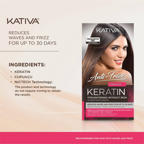 Tratamiento Para Alisar El Cabello Kativa Anti-frizz Xtreme