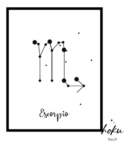 Cuadro 20x25 - Signos Del Zodíaco - Constelaciones - Aries
