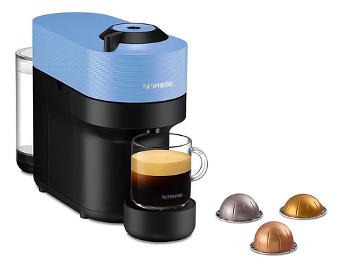 Cafetera Nespresso Vertuo Pop color azul