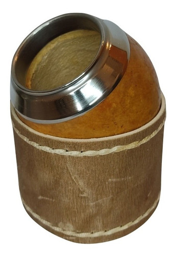 Mate De Calabaza Con Boquilla De Acero Inox