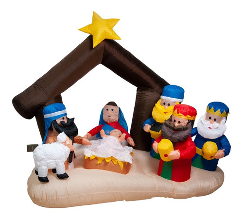 Inflable Nacimiento Con Portal