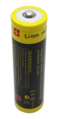 Imagem 2 de 2 de Bateria Recarregável Lanterna 18650 3.8v 12000mah Li-ion