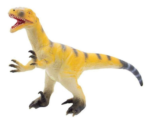 Dinosaurio Goma Soft Cresko T-rex Velociraptor 50 Cm Ft622