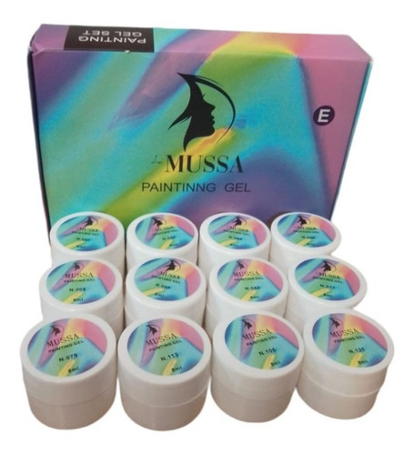 Mussa Gama E Painting Gel 12 Piezas