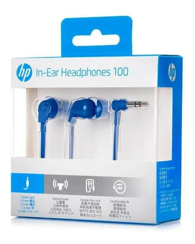 Auriculares Intraaurales Hp 100 Azul