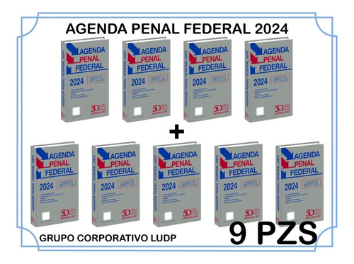 Agenda Penal Federal 2024 (9 Piezas )