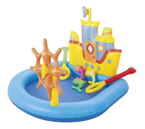 Pileta Para Chicos Y Bebes Playcenter Barco 84l. Bestway