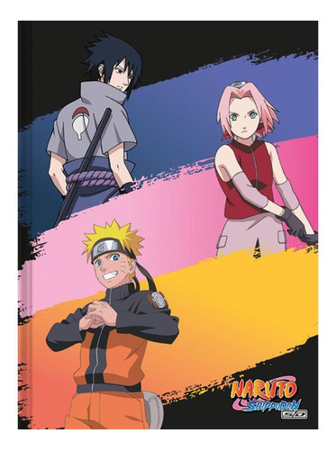 Caderno Brochura Brochurão Univ. Cd 80 Fls Naruto Shippuden