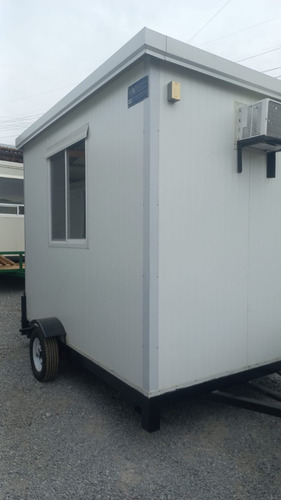 Camper Remolque Traila Caseta Vigilancia Oficina Móvil P/ 4