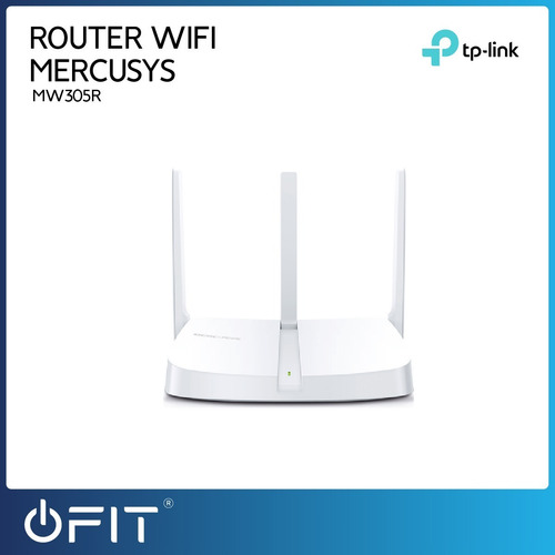 Imagen 2 de 8 de Router Wifi Mercusys Tp Link 300 Mbps 3 Antenas
