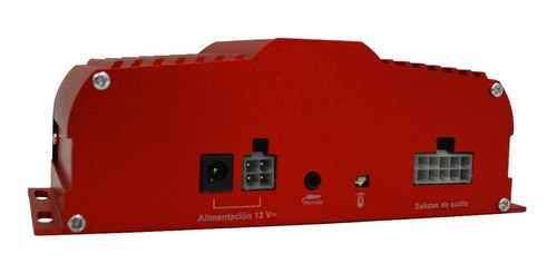 Imagen 5 de 6 de Amplificador 25 W Usb Sd Y Radio Fm 4 Canales Control Remoto