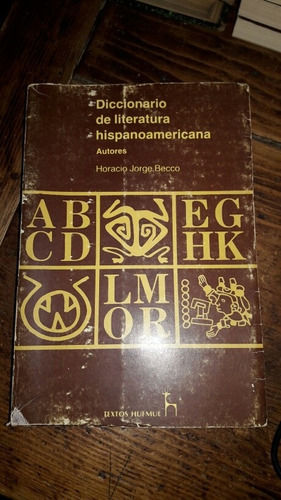 Diccionario De Literatura Hispanoamericana  Autores Becco