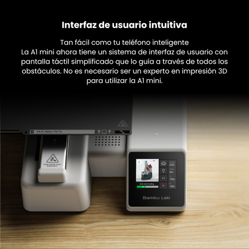 Impresora 3D Bambu Lab A1 mini combo AMS Lite color space grey