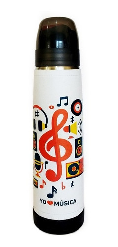 Termo Acero Inoxidable Lumilagro Luminox 1 Litro Música