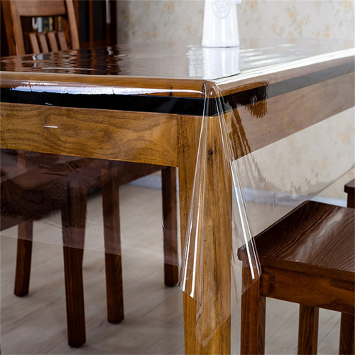 Mantel De Vinilo Protector De Mesa De Plástico Impermeable