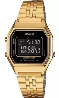 Relógio Casio Vintage Digital Dourado - Adulto