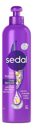 Sedal Liso Perfecto 620ml Shampoo + Acondicionador + Crema