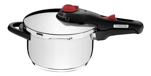 Panela De Pressão Aço Inox Com Fundo Triplo 4,5l 22cm