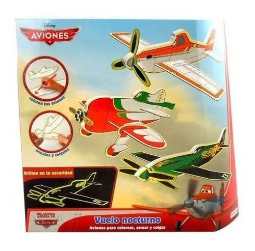 Aviones Cars Vuelo Nocturno Para Armar Milouhobbies 06122