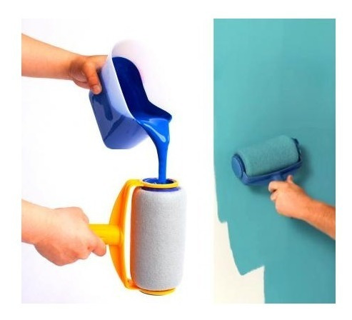 Imagen 7 de 9 de Kit De Pintura Rodillo Rellenable Espatula 8 Pzs Para Pintar