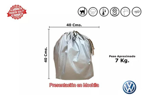 Lona Para Cubrir Vocho 2002 Vw Sedan Impermeable Felpa