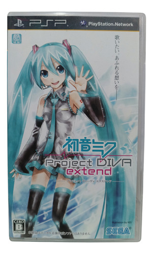 Hatsune Miku Project Diva Extend Psp Japones (Usado)