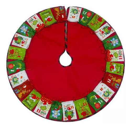 Grinch, Soporte Para Árbol De Navidad, Calendario Decorativo