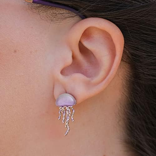 Fabmode Pendientes De Medusas Con Animales Del Océano Joyer