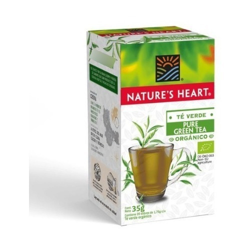 Té Verde Premium Nature's Heart - Orgánico - 20 Sobres 