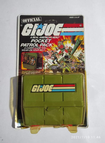 Gi Joe Vintage Pocket Patrol Pack 1983 Hasbro 