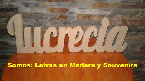Letras Decorativas - Nombre En Madera -  Envíos Gratis !!!