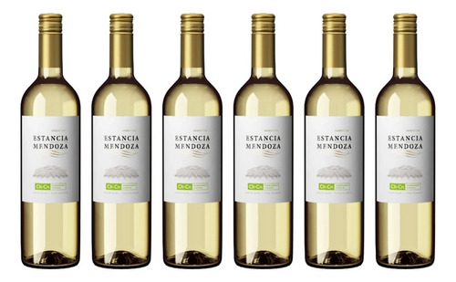 Vino Blanco Estancia Mendoza Chardonnay 750ml Pack X6