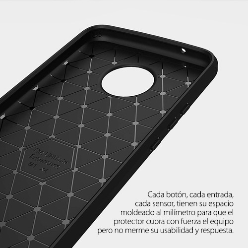 Protector Fibra Carbono Para Motorola X4 Jelly Case Cover