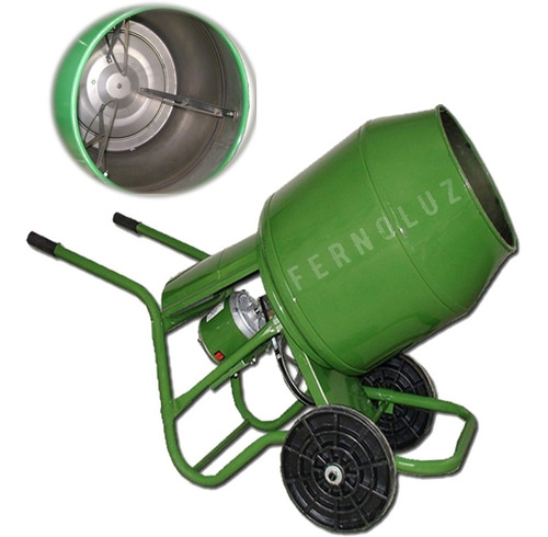 Hormigonera Trompo Mezcladora Ropal 130 Lts Motor 1 Hp