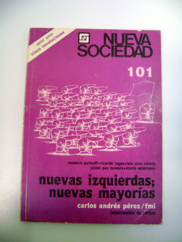 Revista Nueva Sociedad 101 May Jun 1989 Izquierdas Fmi Boedo