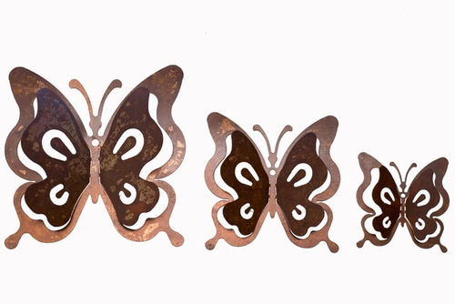 Figuras Chapa Oxidada Colgantes Jardin Deco - Disentino®