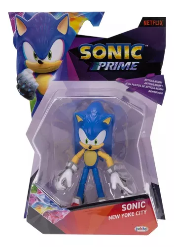 Boneco Sonic Prime Original Importado 11 Cm Com Caixa