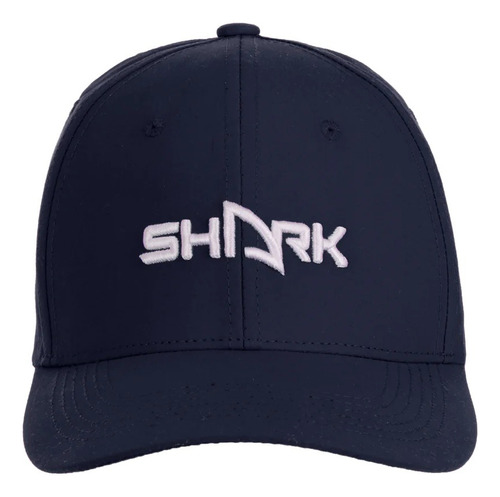 Boné Shark  Beach Tennis - Azul Com Logo Branco