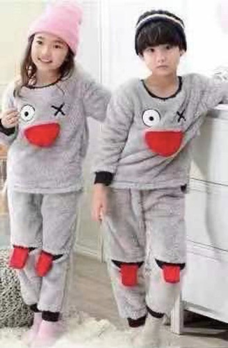 Conjunto De Pijama Chiporro Invierno Para Niños 