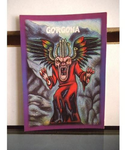 Tarjeta Gorgona #117 Monstruos De Bolsillo Vintage