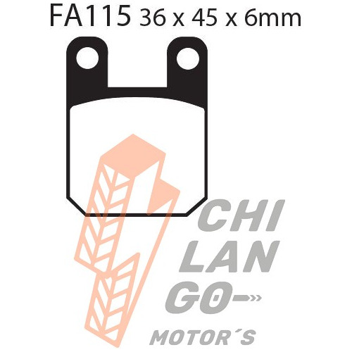 Balatas Ebc Tra. Fantic Trial 249 91- Fa115