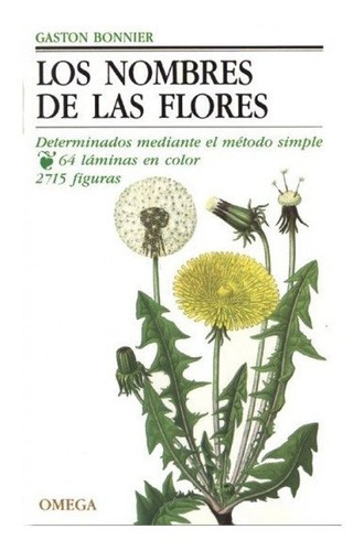 Los Nombres De Las Flores, De Bonnier, Gaston. Editorial Omega, Tapa Blanda En Español