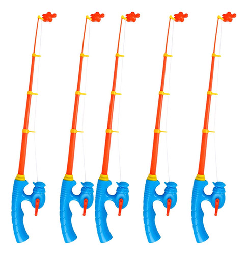 . 5 Cañas De Pescar For Niños, Juego De Pesca For Niños Pequ