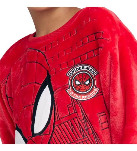 Pijama Spiderman Marvel Niños Felpa Suave